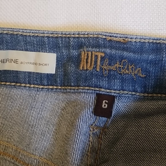Kut from the Kloth Catherine Boyfriend short Sz 6 - Picture 4 of 9